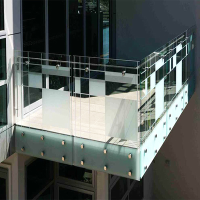 304 Stainless Steel Glass Railing Standoff Clamps for 8-12mm Glass